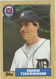 1987 Topps Baseball Cards      361     Mark Thurmond